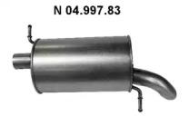 Eberspacher 04.997.83 Schalldaempfer Eberspacher 04.997.83 Schalldaempfer