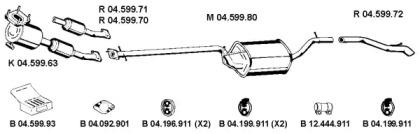 Eberspacher 042016 Schalldaempfer Eberspacher 042016 Schalldaempfer