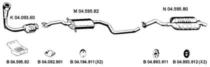 Eberspacher 042064 Schalldaempfer