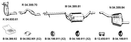 Eberspacher 042074 Schalldaempfer Eberspacher 042074 Schalldaempfer
