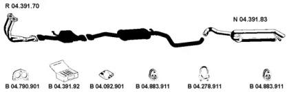 Eberspacher 042101 Schalldaempfer Eberspacher 042101 Schalldaempfer