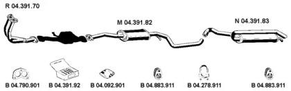 Eberspacher 042102 Schalldaempfer