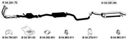 Eberspacher 042103 Schalldaempfer