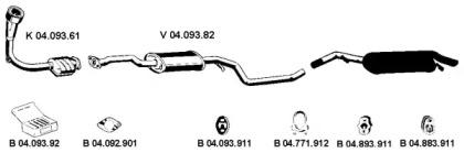 Eberspacher 042106 Schalldaempfer Eberspacher 042106 Schalldaempfer