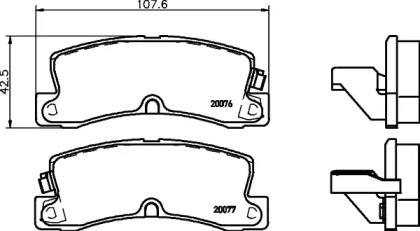 Mintex MDB1326 Brake pads Mintex MDB1326 Brake pads