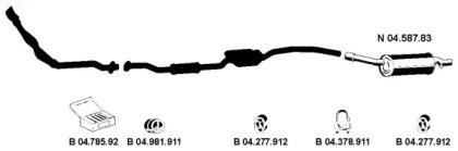 Eberspacher 042157 Schalldaempfer