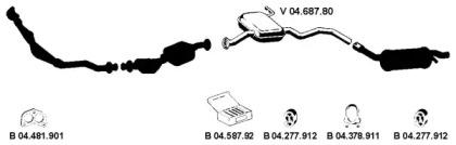 Eberspacher 042183 Schalldaempfer