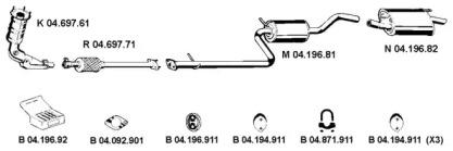 Eberspacher 042240 Schalldaempfer Eberspacher 042240 Schalldaempfer