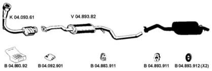 Eberspacher 042255 Schalldaempfer