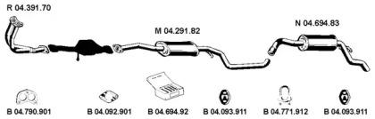 Eberspacher 042265 Schalldaempfer Eberspacher 042265 Schalldaempfer