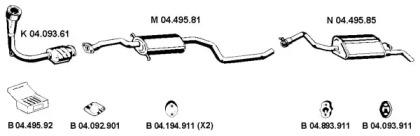 Eberspacher 042269 Schalldaempfer Eberspacher 042269 Schalldaempfer