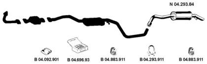 Eberspacher 042281 Глушник вихлопних газів кінцевий Eberspacher 042281 Глушник вихлопних газів кінцевий