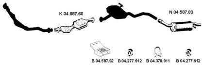 Eberspacher 042282 Schalldaempfer