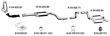 Eberspacher 042379 Глушник вихлопних газів кінцевий