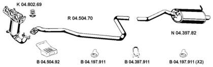 Eberspacher 042382 Schalldaempfer