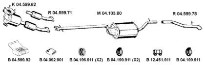 Eberspacher 042394 Schalldaempfer Eberspacher 042394 Schalldaempfer