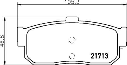 Mintex MDB1501 Колодки гальмівні Mintex MDB1501 Колодки гальмівні