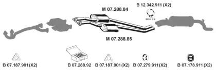 Eberspacher 072047 Глушник вихлопних газів кінцевий