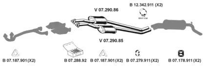 Eberspacher 072055 Schalldaempfer
