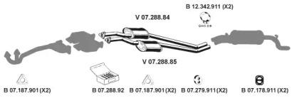 Eberspacher 072057 Schalldaempfer