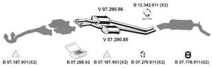 Eberspacher 072059 Глушник вихлопних газів кінцевий