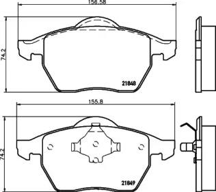 Mintex MDB1741 Brake pads Mintex MDB1741 Brake pads
