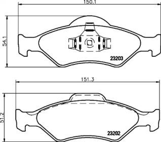 Mintex MDB2060 Brake pads Mintex MDB2060 Brake pads