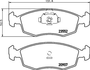 Mintex MDB2076 Brake pads Mintex MDB2076 Brake pads