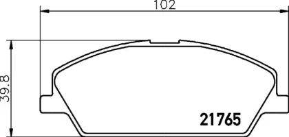 Mintex MDB2099 Колодки гальмівні Mintex MDB2099 Колодки гальмівні