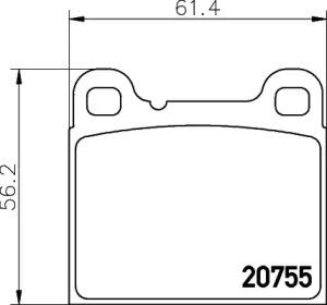 Mintex MDB2129 Brake pads Mintex MDB2129 Brake pads