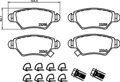 Mintex MDB2130 Brake pads Mintex MDB2130 Brake pads