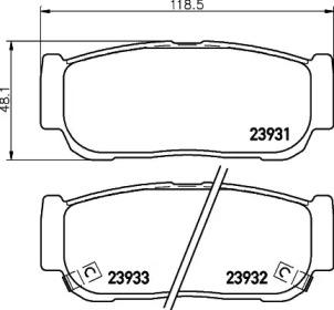 Mintex MDB2338 Brake pads