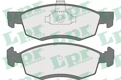 LPR 05P1654 Brake pads