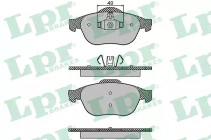 LPR 05P1678 Brake pads LPR 05P1678 Brake pads