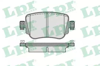 LPR 05P1986 Колодки гальмівні