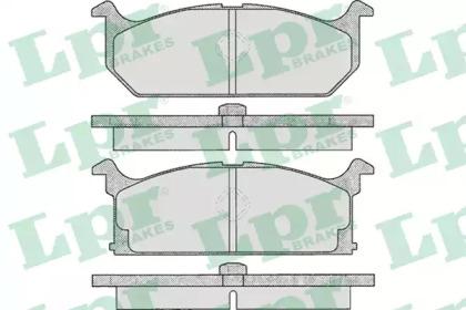 LPR 05P291 Колодки гальмівні LPR 05P291 Колодки гальмівні