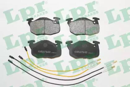 LPR 05P384 Колодки тормозные