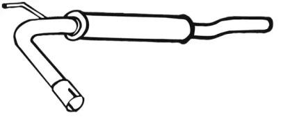 Fonos 616400 Muffler assy front Fonos 616400 Muffler assy front