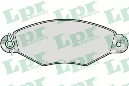 LPR 05P662 Колодки гальмівні LPR 05P662 Колодки гальмівні
