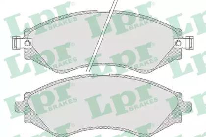LPR 05P729 Колодки гальмівні LPR 05P729 Колодки гальмівні