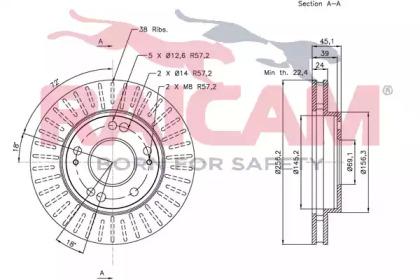 Raicam RD00354 Brake disc Raicam RD00354 Brake disc