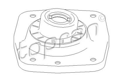 Topran 722 359 Опора стійки амортизатора Topran 722 359 Опора стійки амортизатора