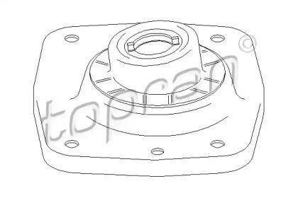 Topran 722 360 Опора стійки амортизатора Topran 722 360 Опора стійки амортизатора