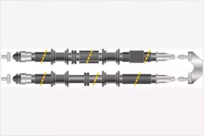 MGA KC4627 Трос стояночного гальма MGA KC4627 Трос стояночного гальма