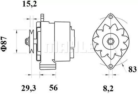 Mahle Original MG 438 Alternator assy Mahle Original MG 438 Alternator assy