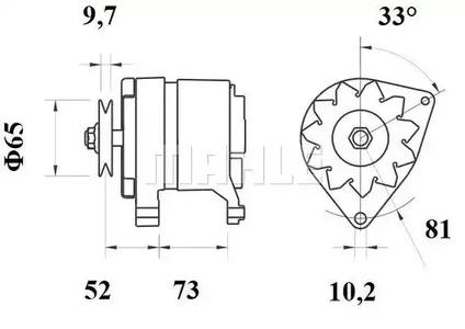 Mahle Original MG 536 Alternator assy Mahle Original MG 536 Alternator assy