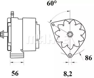 Mahle Original MG 659 Alternator assy Mahle Original MG 659 Alternator assy
