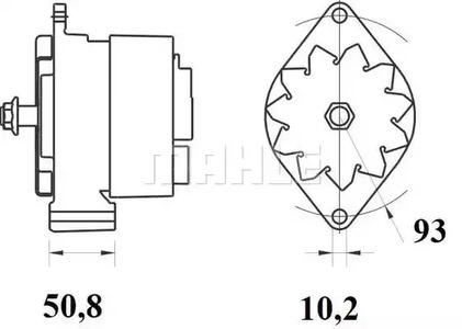 Mahle Original MG 690 Alternator assy Mahle Original MG 690 Alternator assy