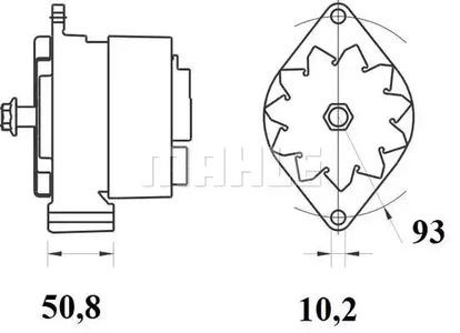 Mahle Original MG 702 Генератор Mahle Original MG 702 Генератор