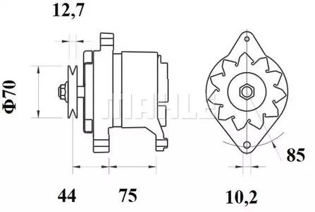 Mahle Original MG 86 Alternator assy Mahle Original MG 86 Alternator assy